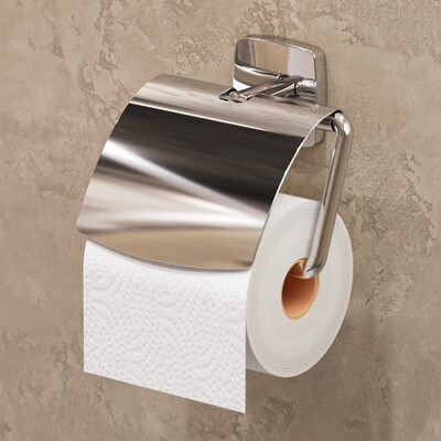 Держатель для туалетной бумаги с крышкой Am.Pm A90341400 Gem хром - фото 10031