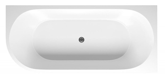 Акриловая ванна Aquanet Family Elegant B 180x80 Gloss Finish (панель Black) - фото 10748