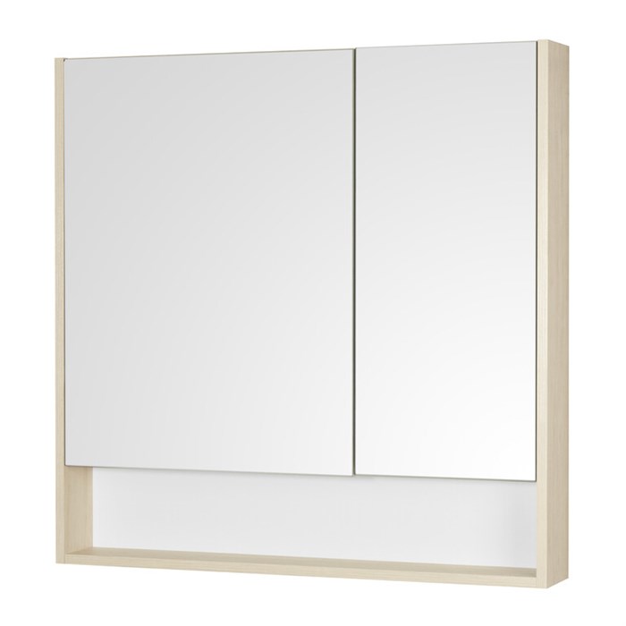 Зеркальный шкаф AQUATON Сканди 90 1A252302SDB20 Белый/Дуб Верона - фото 16585