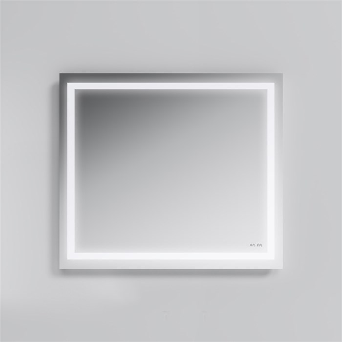 Am.Pm M91AMOX0801WG Зеркало с контурной LED-подсветкой, 80 см - фото 26829