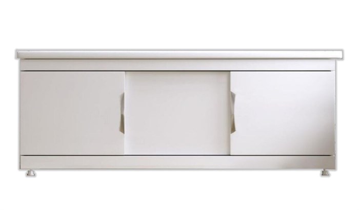 Фронтальная панель для ванны раздвижная Aquanet Vita 150 белый - фото 27414