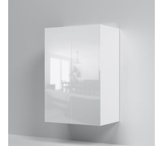Am.Pm M8FCH06029WG Func шкаф с полками 60 см (В 900мм), цвет белый глянец - фото 36502