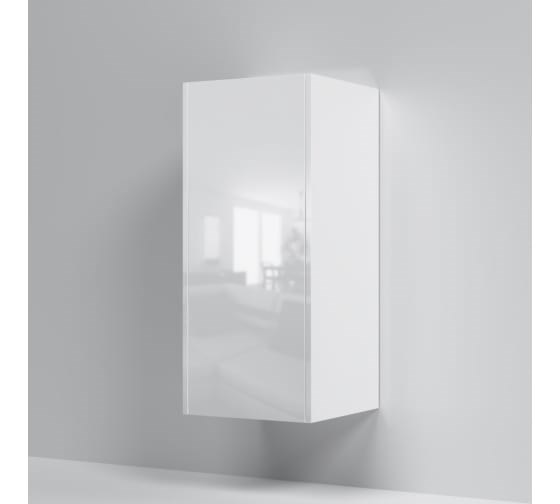 Am.Pm M8FCH04029WG Func шкаф с полками 40 см (В 900мм), цвет белый глянец - фото 36504