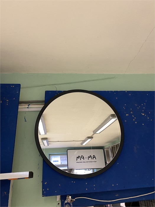 Silver mirrors "Манхэттен" D600 (металлическая рама, цвет черный) зеркало ФР-00002413 ФР-00002413 - фото 50078