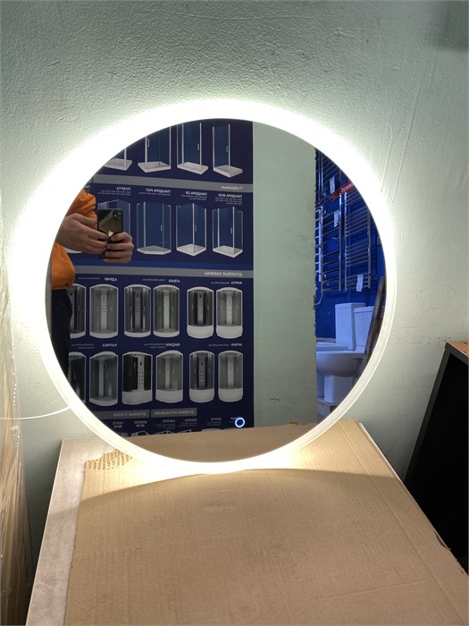 Silver mirrors Perla lite D600 (Сенсорный выключатель, тёплый свет) зеркало LED-00002772 LED-00002772 - фото 50875