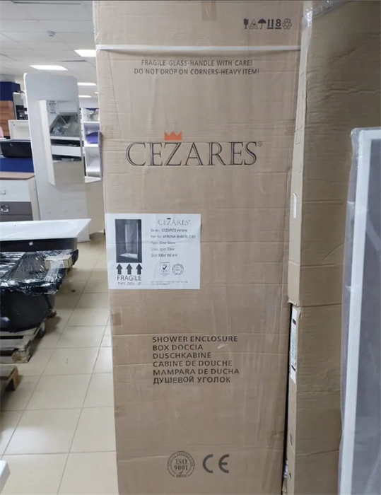 Cezares Verona VERONA-W-60/30-C-Cr Дверь для душевого уголка 900х1950 мм VERONA-W-60/30-C-Cr - фото 50951