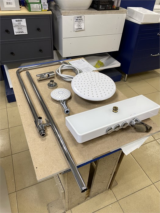 IDDIS Shelfy SHESB3Bi06 Смеситель для ванны с верхним душем, хром SHESB3Bi06\ - фото 51162