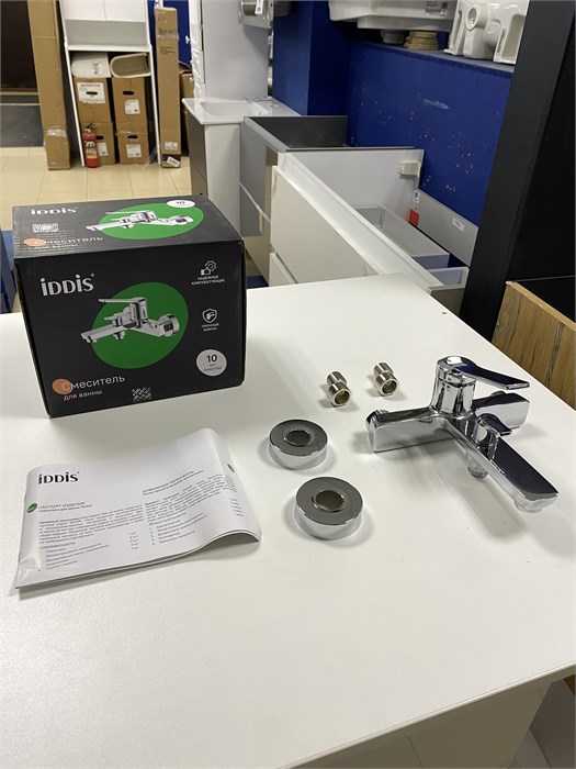 IDDIS Parker PARSB02i02WA Смеситель для ванны, хром PARSB02i02WA\ - фото 51341