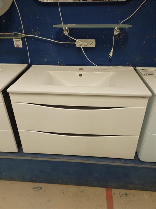 Тумба с умывальником IDDIS Cloud CLO80W0i95, подвесная, 80 см (умывальник  Iddis 0138000i28) CLO80W0i95 - фото 51439