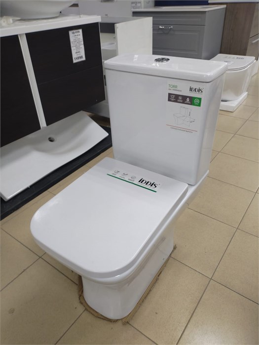 Унитаз-компакт IDDIS Torr TORRDSEi24 c сиденьем микролифт, белый TORRDSEi24 - фото 51588