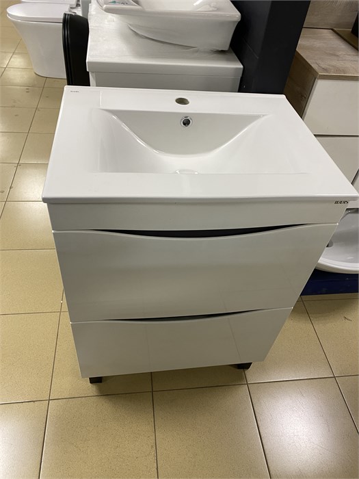 Тумба с умывальником IDDIS Cloud CLO60WFi95K, напольная, 60 см CLO60WFi95K - фото 51786