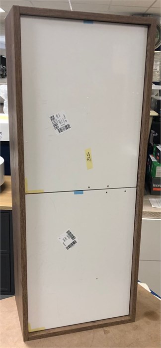 Jacob Delafon Vivienne EB1587-E52-F30 Пенал подвесной, без ручек, размер 400х1003х260, дуб табак/белый сатин EB1587-E52-F30 - фото 53833