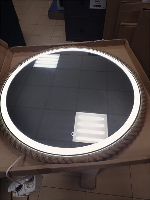 Silver mirrors "Бригантина" D650 (декор-канат, сенсорный выключатель) зеркало LED-00002573 LED-00002573 - фото 54161