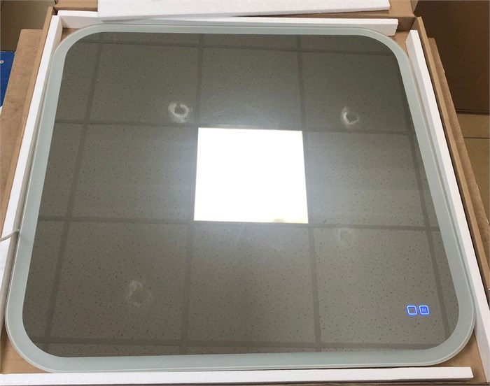 Silver mirrors "Стив" 700х680 - 2 (подогрев, сенсорный выключатель,гор/вер крепление) зеркало LED-00002948 LED-00002948 - фото 54192