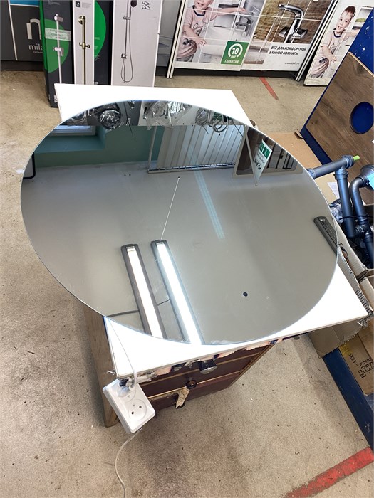 Silver mirrors "Savanna - Lite" D800 (открытая подсветка, бесконтактный сенсор) зеркало LED-00002897 LED-00002897 - фото 54249