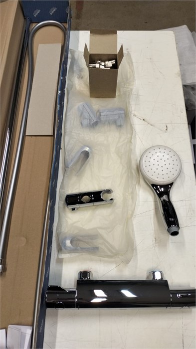 Grohe Grohtherm 800 34566001 Термостатический смеситель для душа с душевым гарнитуром New Tempesta II, душевая штанга 900 мм, хром 34566001 - фото 54556