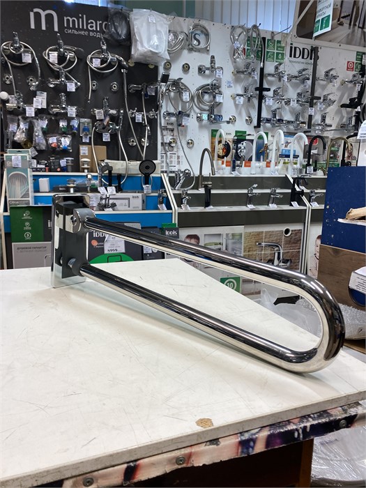 LEHNEN CONCEPT PRO L60402000 Поручень настенный дугообразный, откидной  70 cm, нержавеющая сталь L60402000 - фото 54586