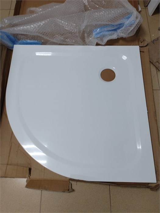 Ravak Elipso Pro Chrome 80 BD XA244401010 Душевой поддон, литой мрамор, экстраплоский. 80х80 см. BD XA244401010 - фото 55261
