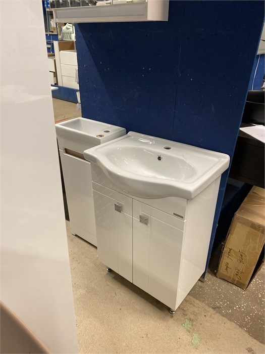 Aquaton Фиджи 60 BD 1A179601FG010 Тумба с умывальником (Santek Селигер 60 1.WH11.0.268), белый 1A179601FG010 - фото 55768