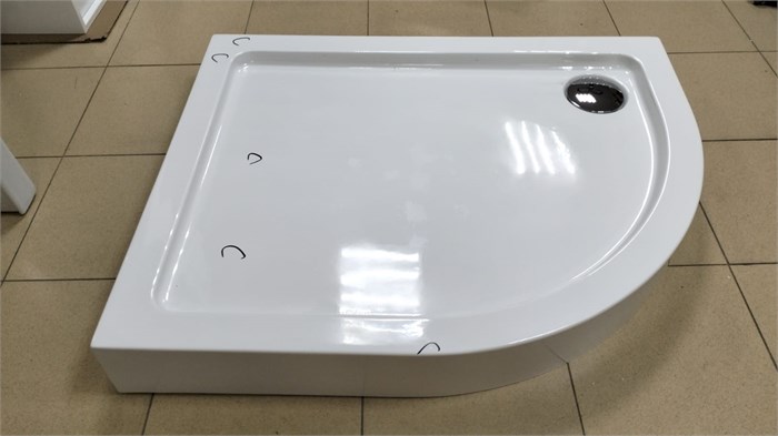 BANDHOURS Tulip 810 R поддон акриловый 100х80 см, низкий, полукруглый Tulip 810 R - фото 55951
