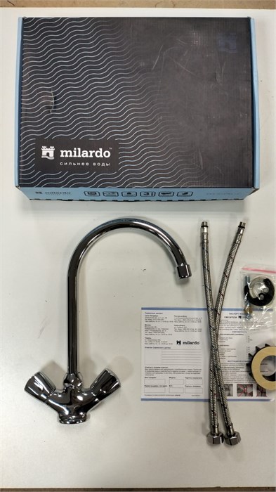 Milardo Cortes CORSB00M05 Смеситель для кухни, хром CORSB00M05 - фото 55991