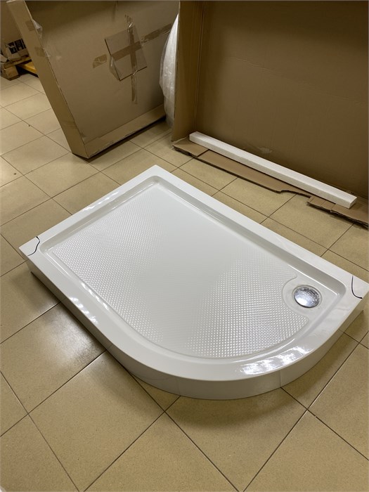 BD поддон акриловый 120х80 ALBA L четверть круга 13488 - фото 56005