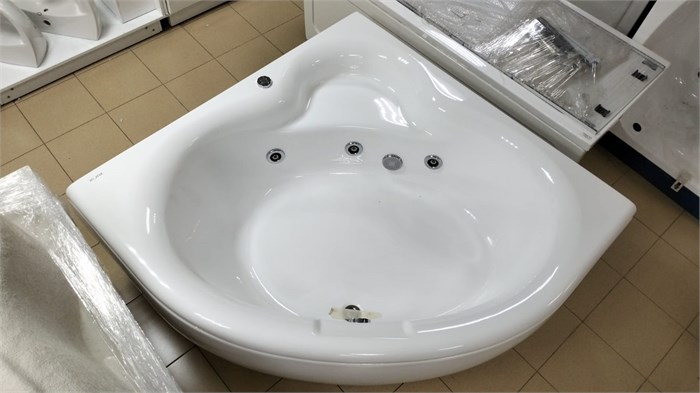 AQUATEK Калипсо KAL146-0000045 Ванна акриловая 146х146 см гидромассаж 6 форсунок с панелью KAL146-0000045 - фото 56554