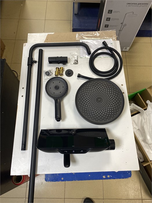 Душевая система IDDIS SpaHome SPABLBTi06 со смесителем, черный матовый SPABLBTi06 - фото 57267