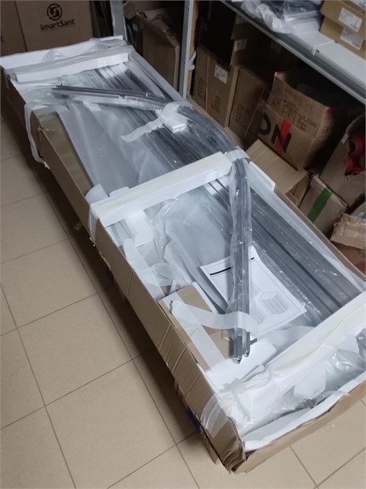 Cezares Eco O-RH-2-120/90-C-Cr Душевой уголок, стекло прозрачное, 120х90. O-RH-2-120/90-C-Cr - фото 57995