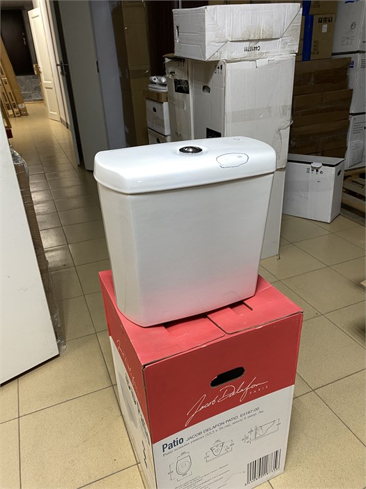 Jacob Delafon OVE E1558-00 Бачок для унитазов Е1540 и Е1322 3/6 л (бел) E1558-00 \ - фото 58071
