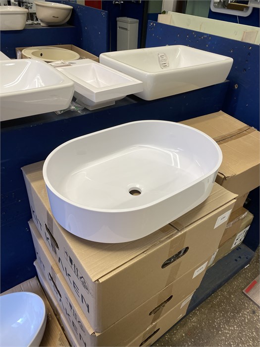 Раковина накладная 59.5х40.5 см 13721 - фото 58196