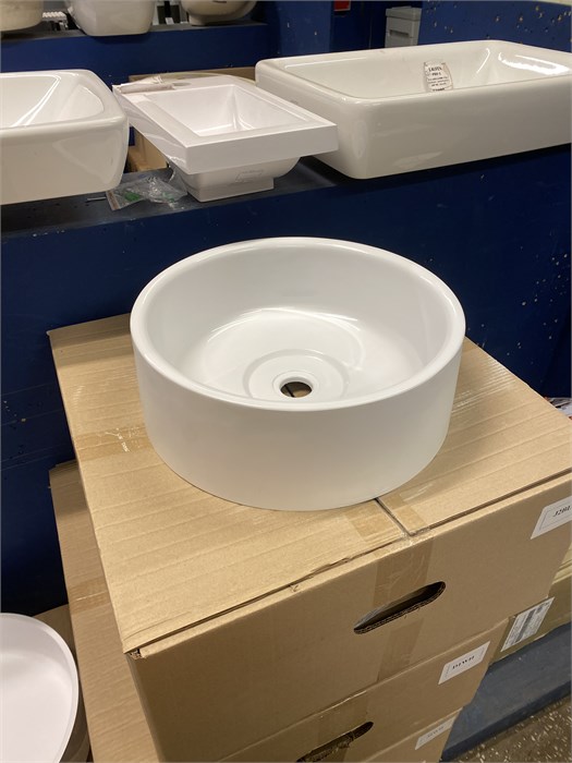 Раковина накладная kit kraken j2wh 40 см j2wh - фото 58224