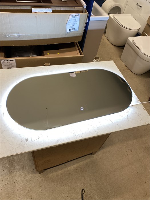 Silver mirrors "Viva - Lite" 800х400 (открытая подсветка, сенсорный выключатель) зеркало LED-00002825 LED-00002825 - фото 58405