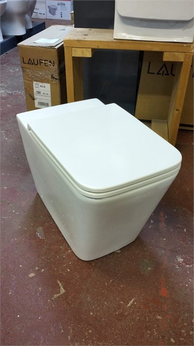 Унитаз приставной безободковый с быстросъёмным сидением микролифт 13751 - фото 58422