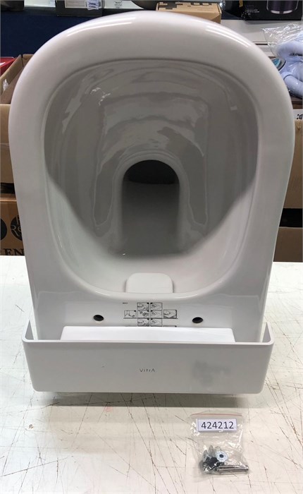 Унитаз подвесной VitrA D-Light 5910B003-1086 с емкостью для чистящей жидкости. Размер: 57,5х36,5х40 см. 5910B003-1086