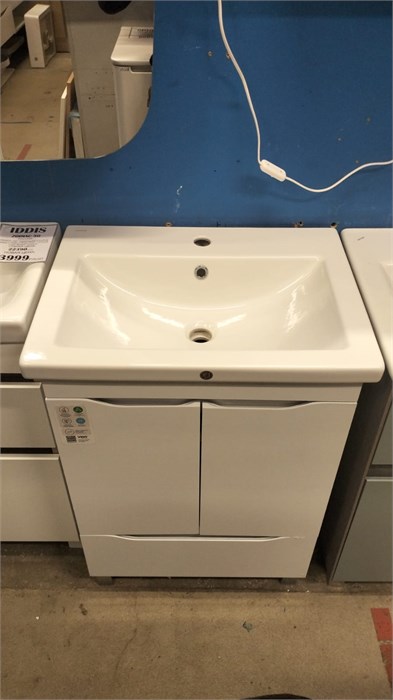 Vigo Grani Напольная тумба с раковиной 60 см, белая 13787