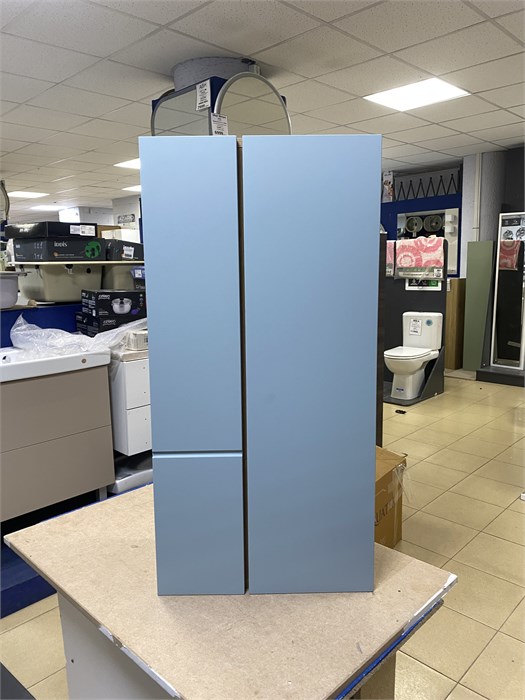 AQUATON Мишель BD 1A243903MIX30 Шкафчик подвесной, фьорд/дуб рустикальный, 2 дв. 1A243903MIX30