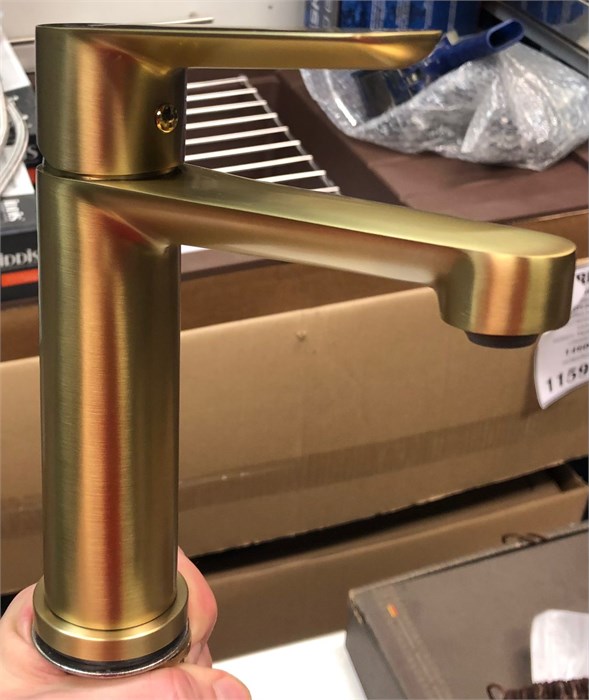 D&K Bayern.München DA1562107 Смеситель для раковины, матовое золото DA1562107