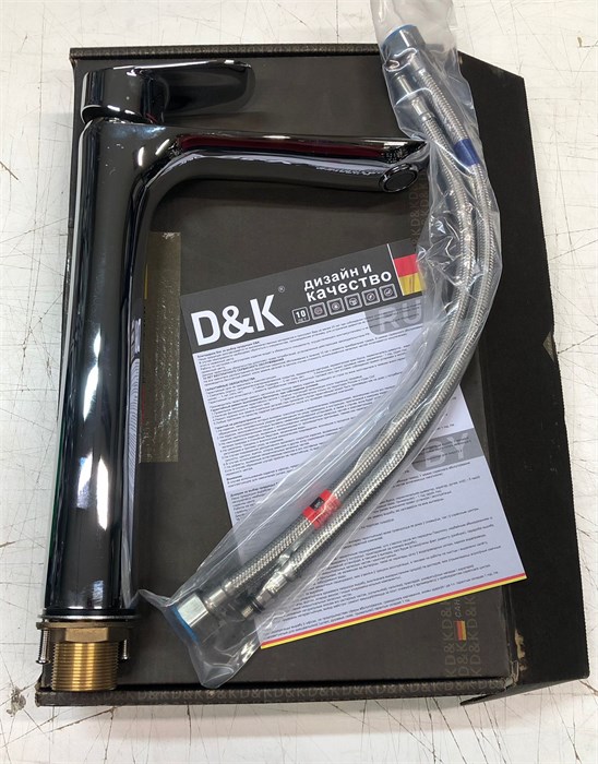 D&K Venice.Baciano DA1032001 Смеситель для раковины, высокий, хром DA1032001