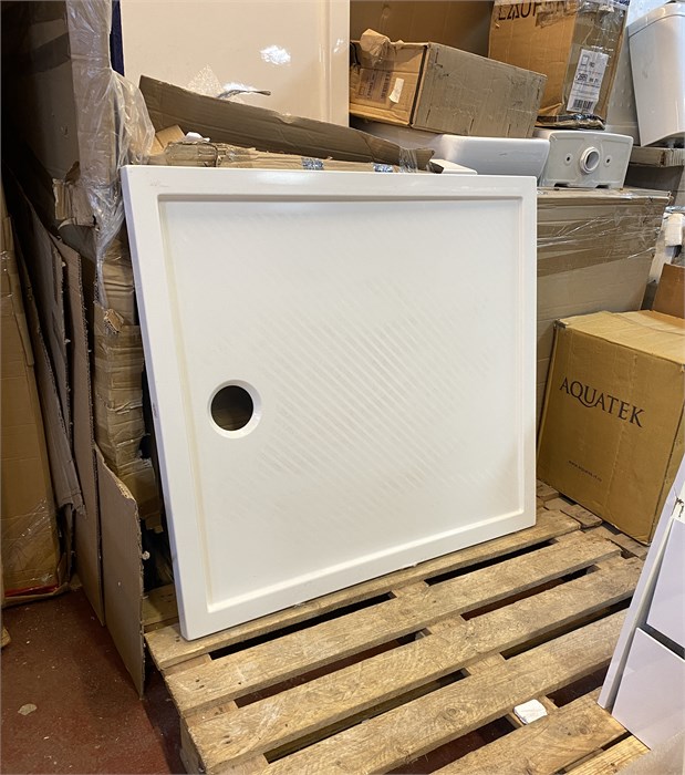 HUPPE 202272.055 PURANO Душевой поддон квадратный 1000х900 белый 202272.055