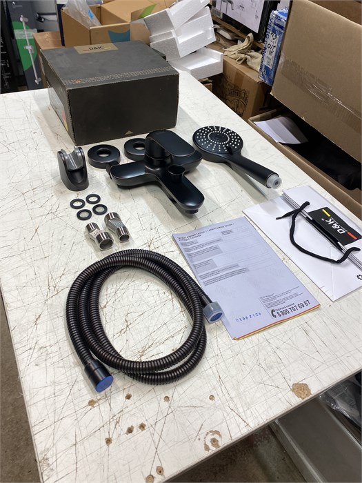 D&K DA1023218 Venice.Gondola Смеситель для ванны, черный DA1023218