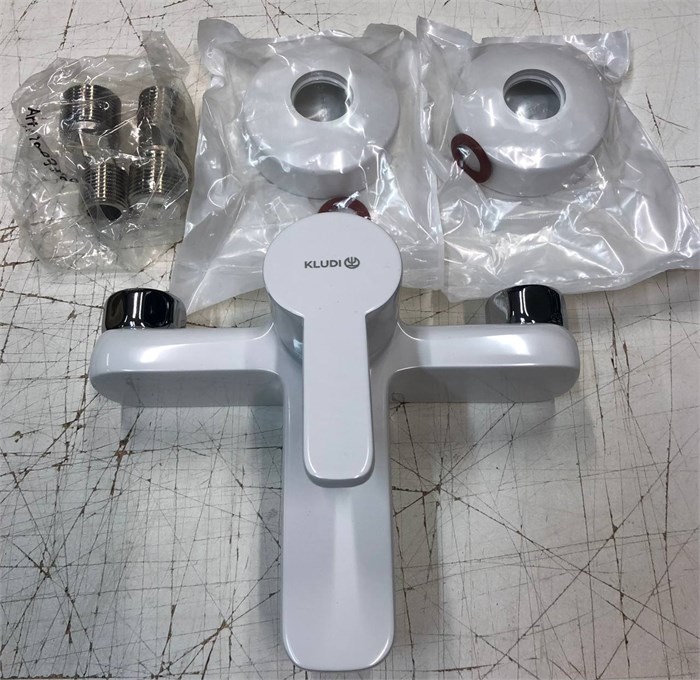 Kludi BD 376819175 LOGO Смеситель для ванны, белый 376819175