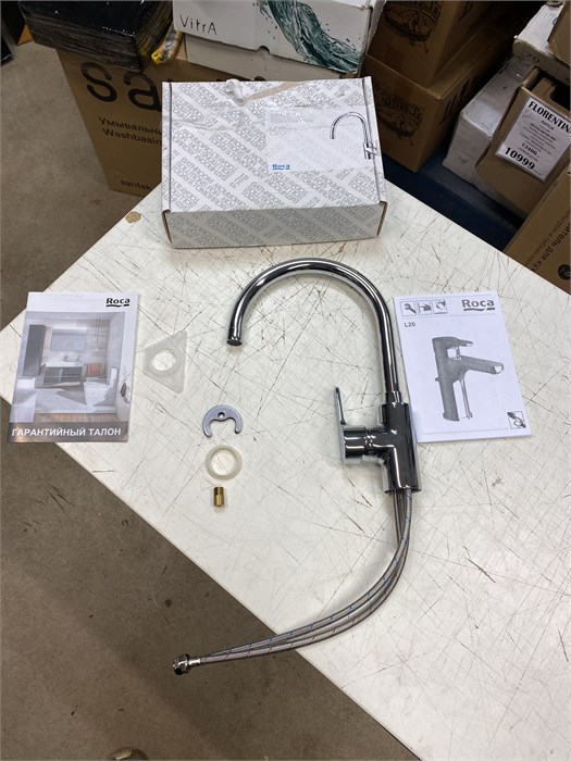 Roca L20 7.5A84.0.9C0.M Смеситель для кухни, хром 7.5A84.0.9C0.M