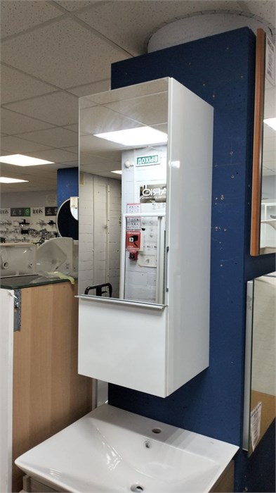 JACOB DELAFON ODEON UP 35 EB893G-N18 полуколонна подвесная, зеркальная, левая, белая EB893G-N18