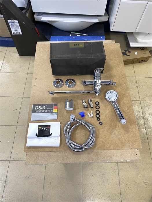 D&K Venice.Gondola DA1023301 Смеситель для ванны с душем , длинный излив хром DA1023301