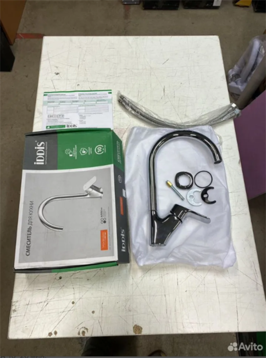 IDDIS Ridge RIDSBJ0i05 Смеситель для кухни, хром RIDSBJ0i05