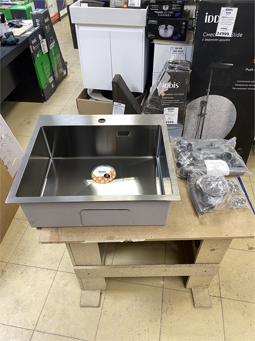 IDDIS Haze HAZ59GMi77 Мойка 590*510, нерж. сталь, графит HAZ59GMi77