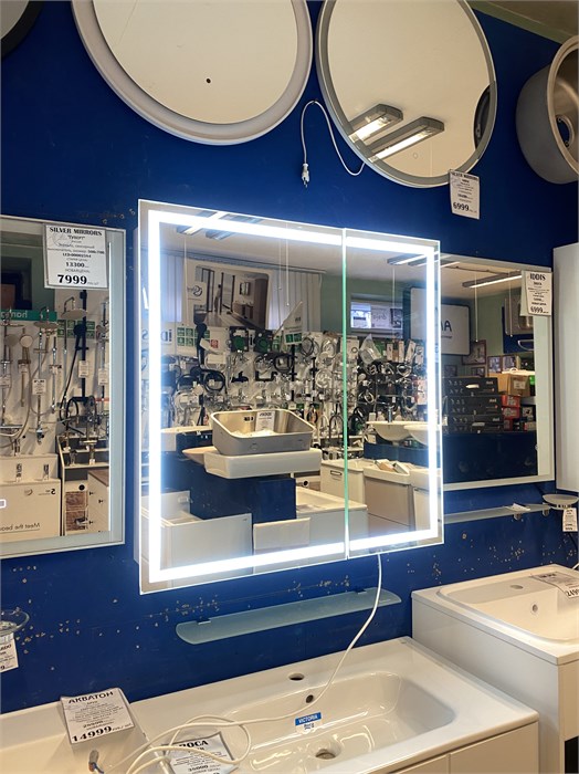 Шкаф-зеркало IDDIS Zodiac ZOD8000i99 с подсветкой, 80 см ZOD8000i99