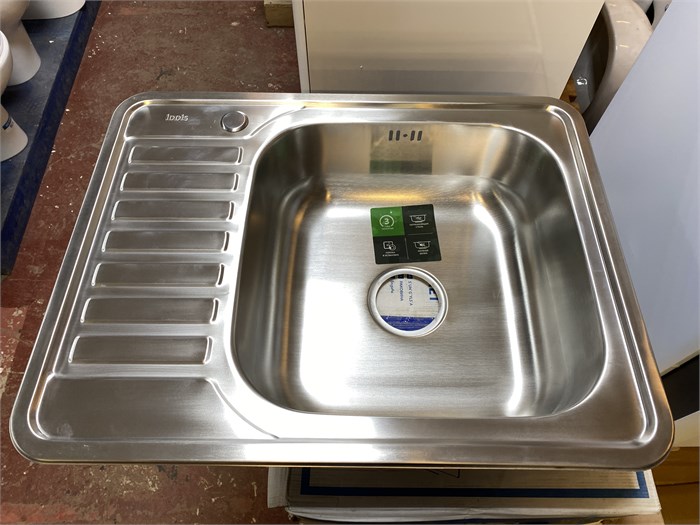 Мойка кухонная IDDIS Basic BAS65SRi77, чаша справа, 650*500 мм., сатин BAS65SRi77