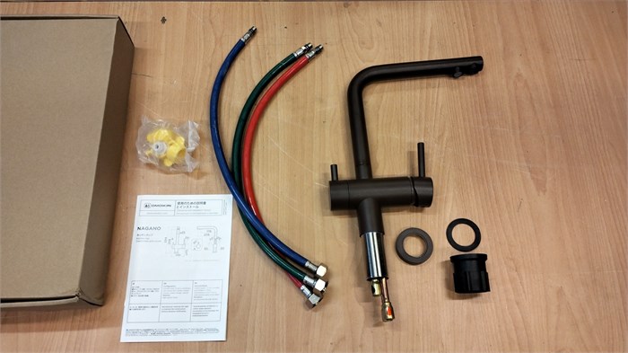 Omoikiri Nagano P DC 4974048 Смеситель для кухонной мойки, темный шоколад 4974048